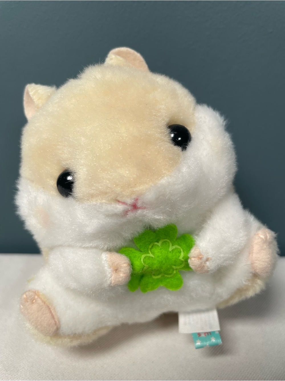 Amuse Japan Coroham Coron Purin Hamster Plush Bag Charm – Clover Edition (NWOT)